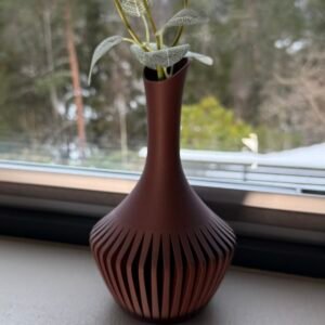 wood vase black walnut