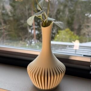 wood vase black walnut