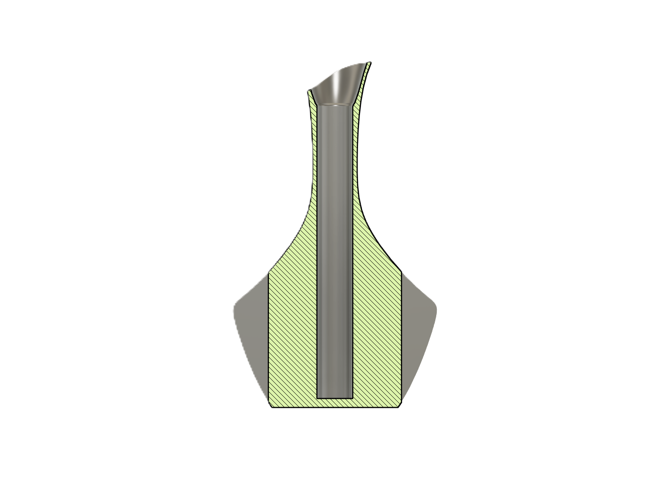 wood vase rosewood wood vase rosewood