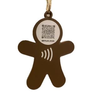 christmas tree decoration nfc gingerbread man