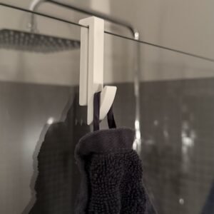 glass shower door hooks – pack of 4